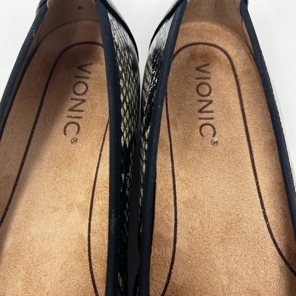 Vionic Minna Boa Ballet Flats Women's Size 8.5 M Animal Print - Picture 10 of 12